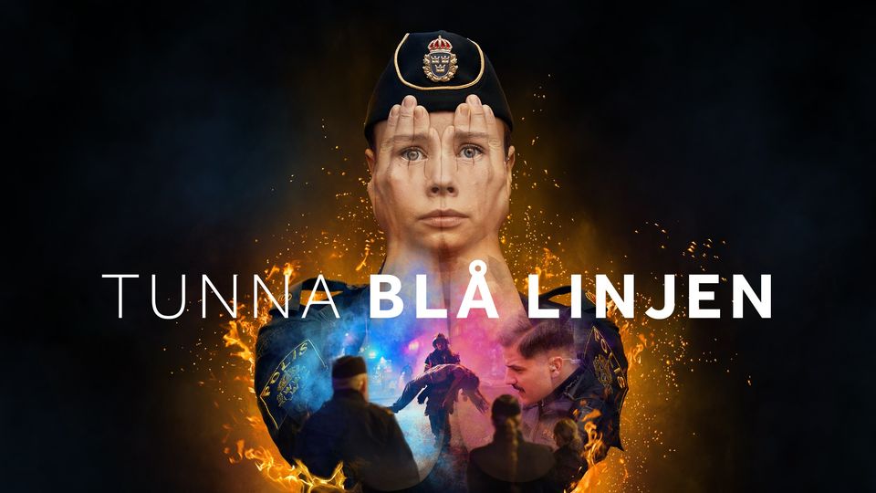 Tunna blå linjen